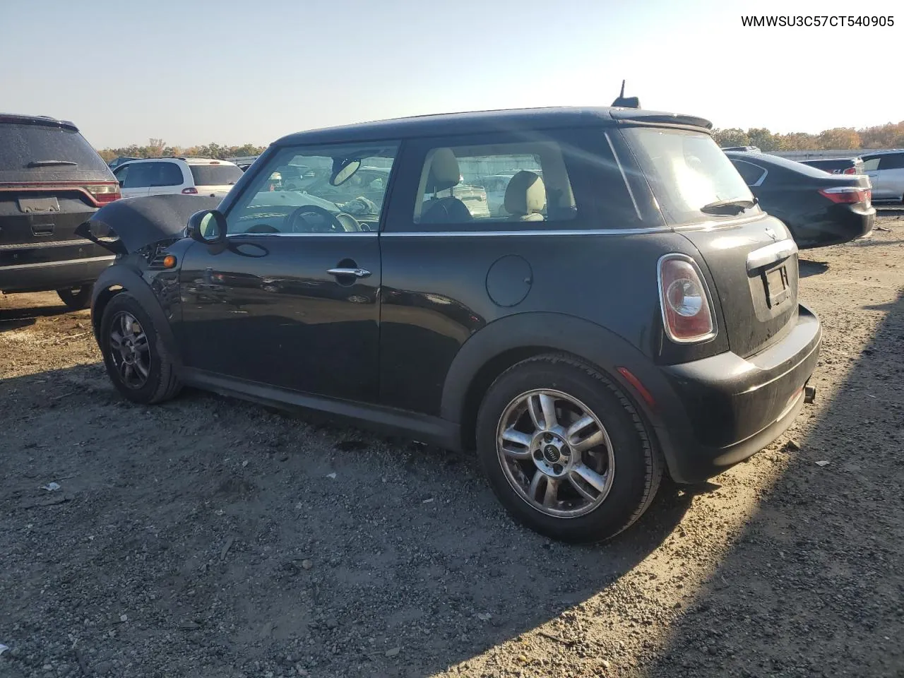 2012 Mini Cooper VIN: WMWSU3C57CT540905 Lot: 77838114