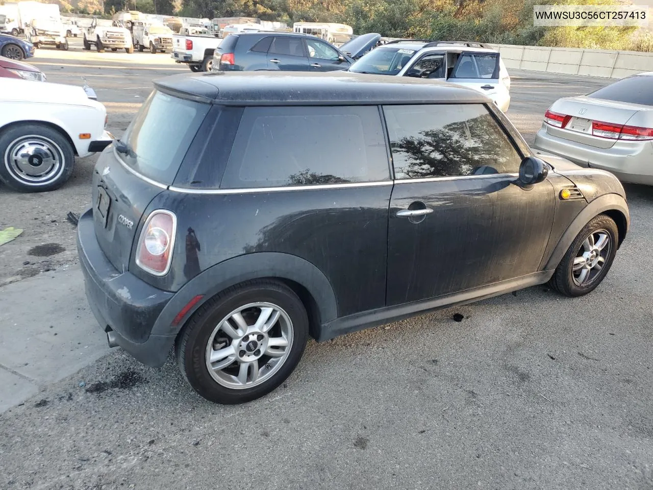 2012 Mini Cooper VIN: WMWSU3C56CT257413 Lot: 78418944