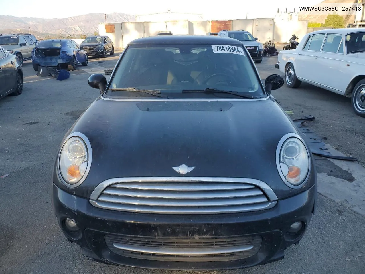 2012 Mini Cooper VIN: WMWSU3C56CT257413 Lot: 78418944