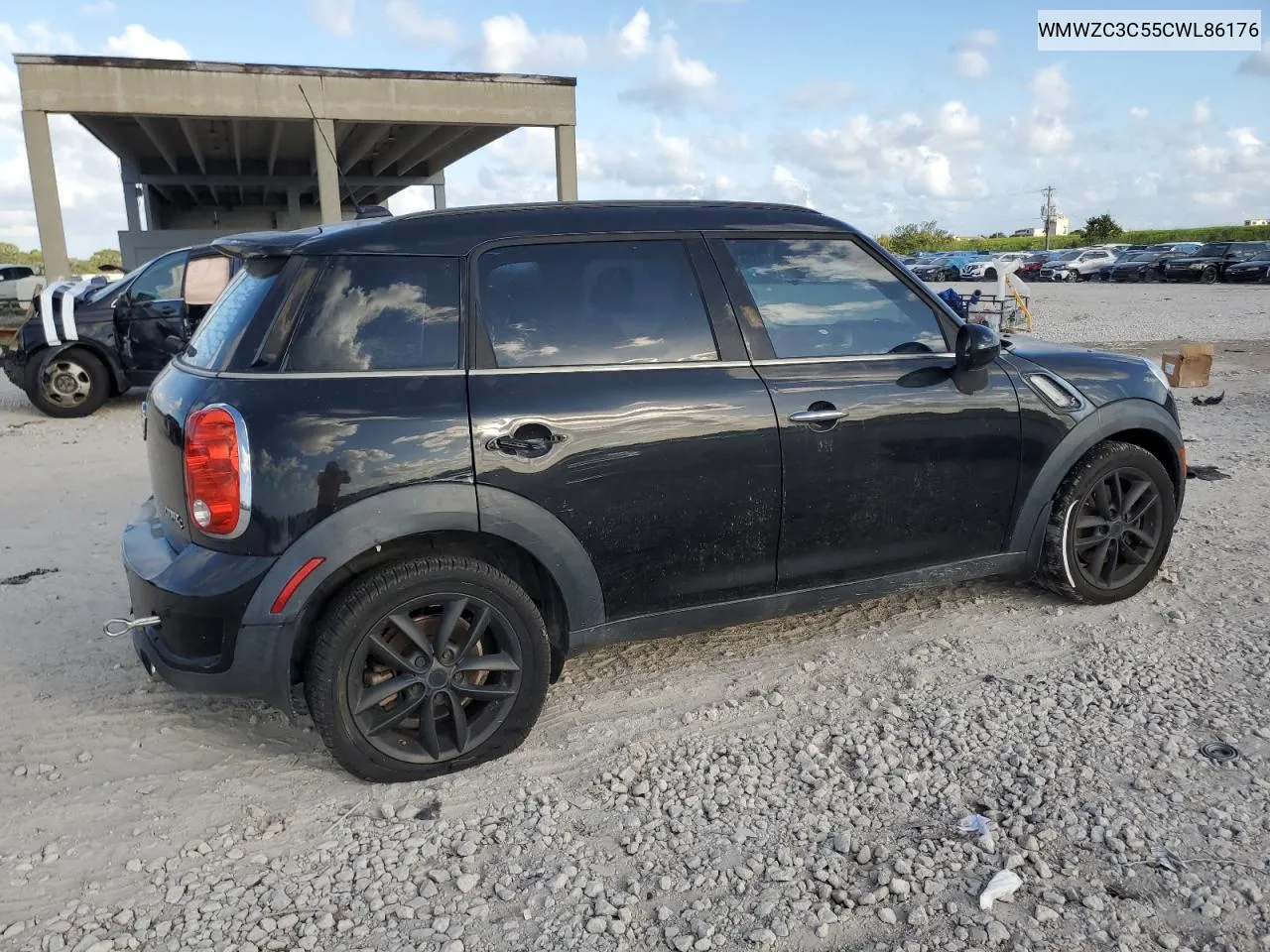 2012 Mini Cooper S Countryman VIN: WMWZC3C55CWL86176 Lot: 78666594