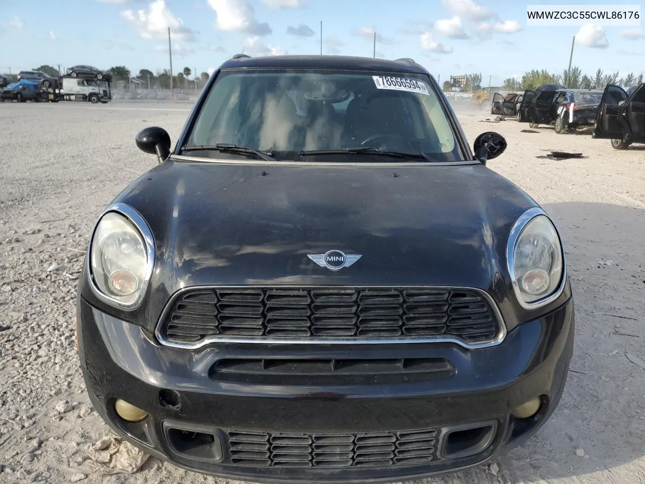 2012 Mini Cooper S Countryman VIN: WMWZC3C55CWL86176 Lot: 78666594