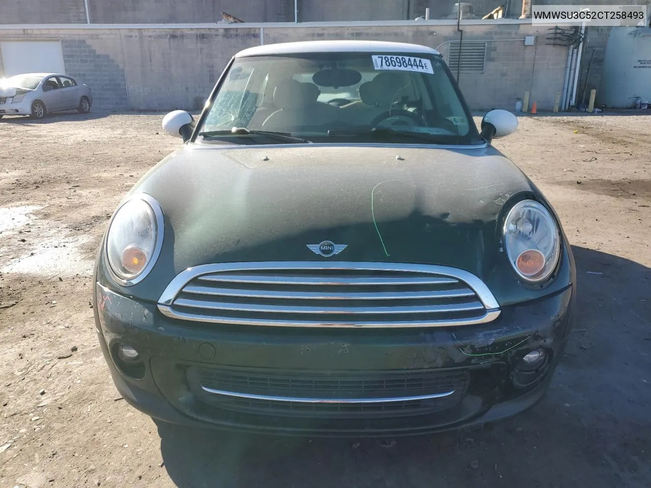 2012 Mini Cooper VIN: WMWSU3C52CT258493 Lot: 78698444