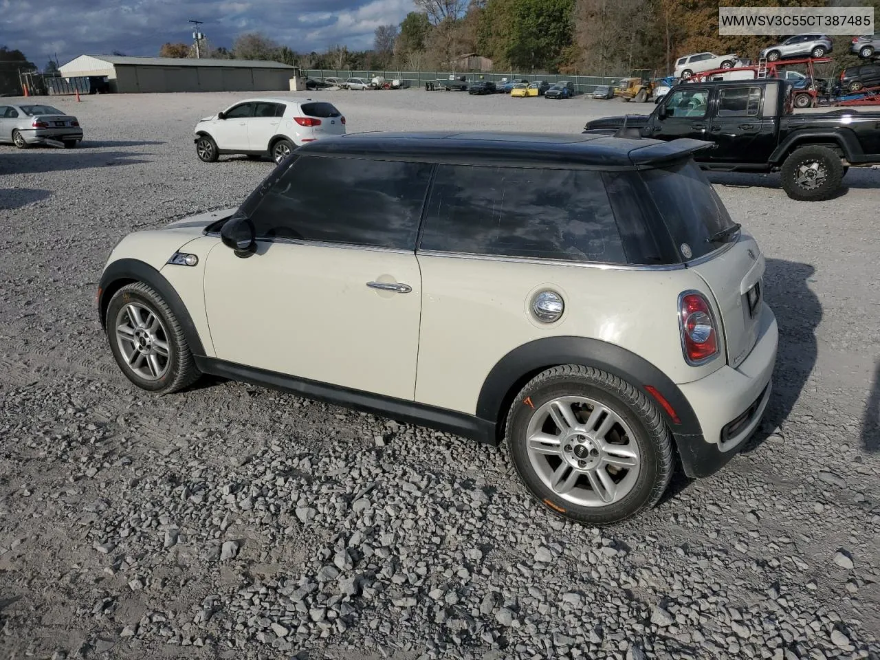 2012 Mini Cooper S VIN: WMWSV3C55CT387485 Lot: 78823554