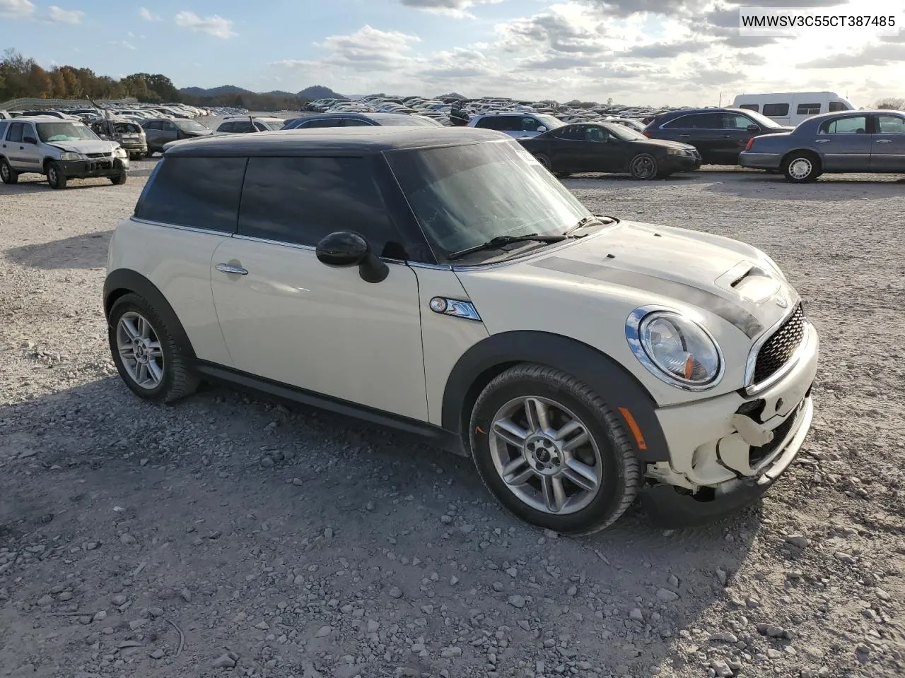 2012 Mini Cooper S VIN: WMWSV3C55CT387485 Lot: 78823554