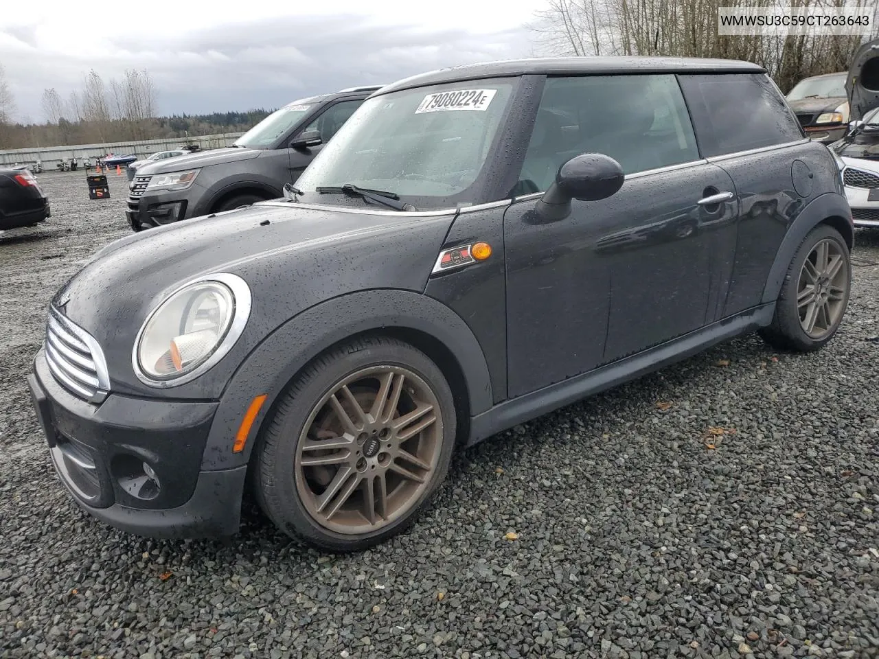 2012 Mini Cooper VIN: WMWSU3C59CT263643 Lot: 79080224