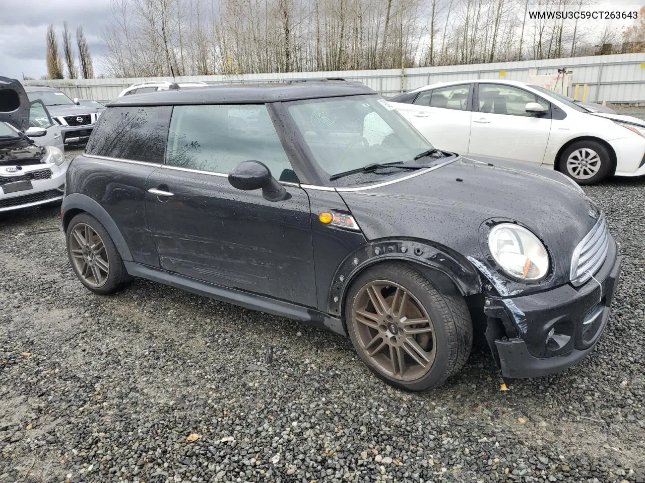 2012 Mini Cooper VIN: WMWSU3C59CT263643 Lot: 79080224