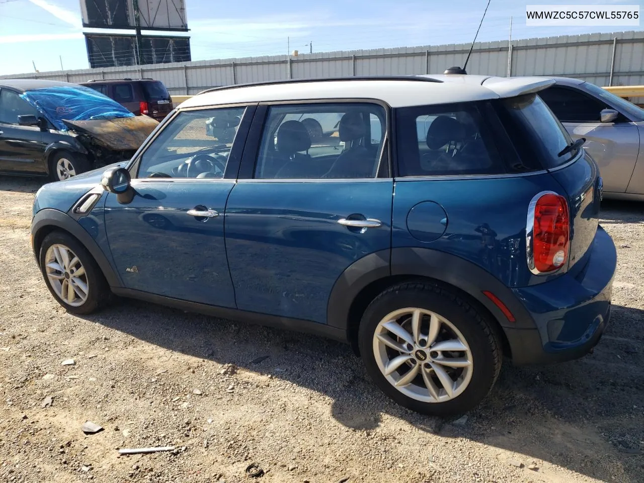 WMWZC5C57CWL55765 2012 Mini Cooper S Countryman