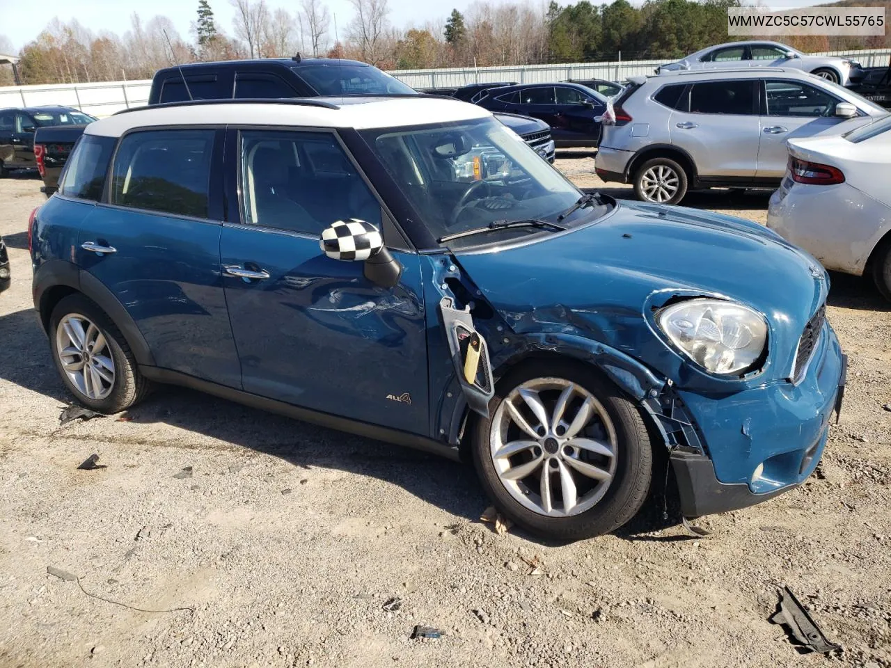 WMWZC5C57CWL55765 2012 Mini Cooper S Countryman