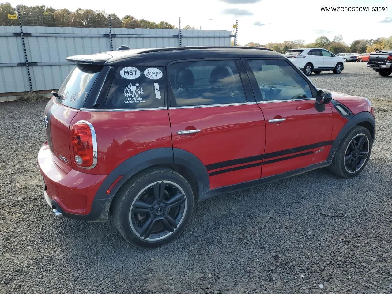 2012 Mini Cooper S Countryman VIN: WMWZC5C50CWL63691 Lot: 79900224