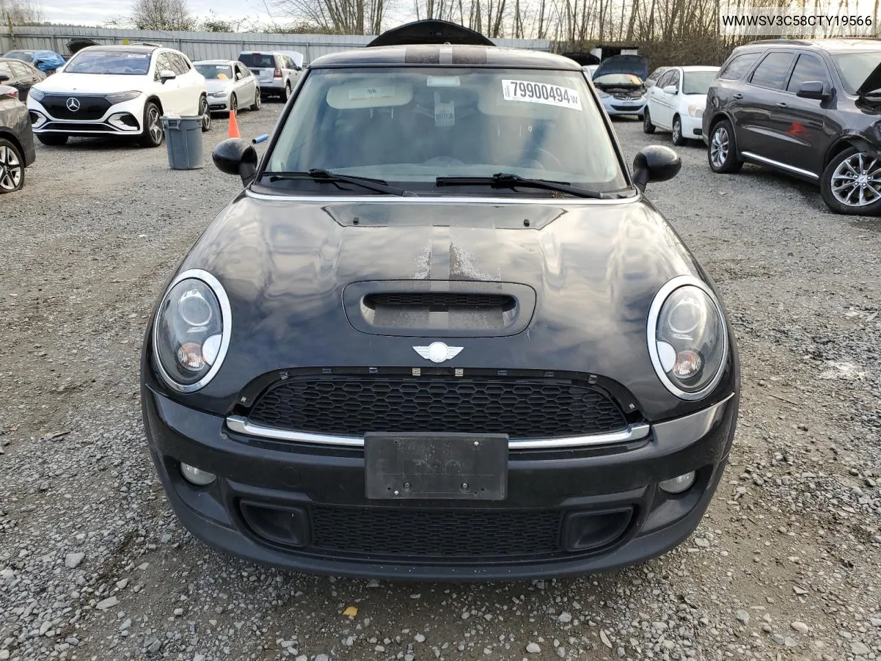 2012 Mini Cooper S VIN: WMWSV3C58CTY19566 Lot: 79900494