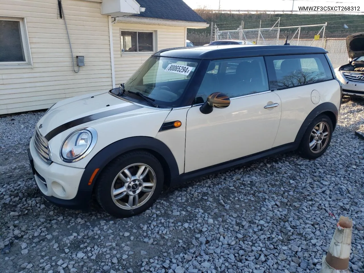 2012 Mini Cooper Clubman VIN: WMWZF3C5XCT268312 Lot: 80065294