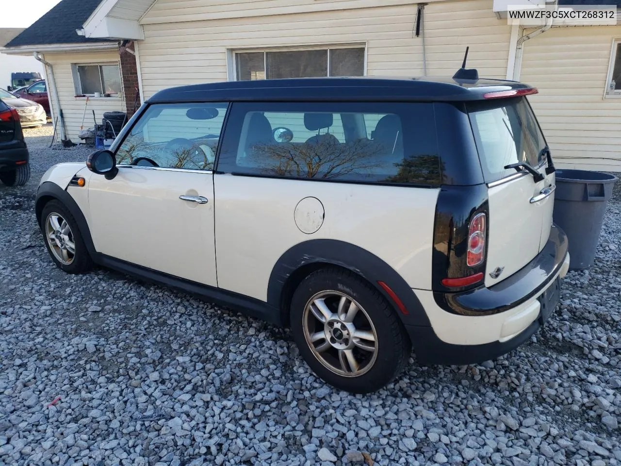 2012 Mini Cooper Clubman VIN: WMWZF3C5XCT268312 Lot: 80065294