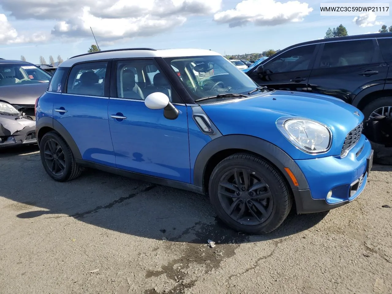 2013 Mini Cooper S Countryman VIN: WMWZC3C59DWP21117 Lot: 41041654