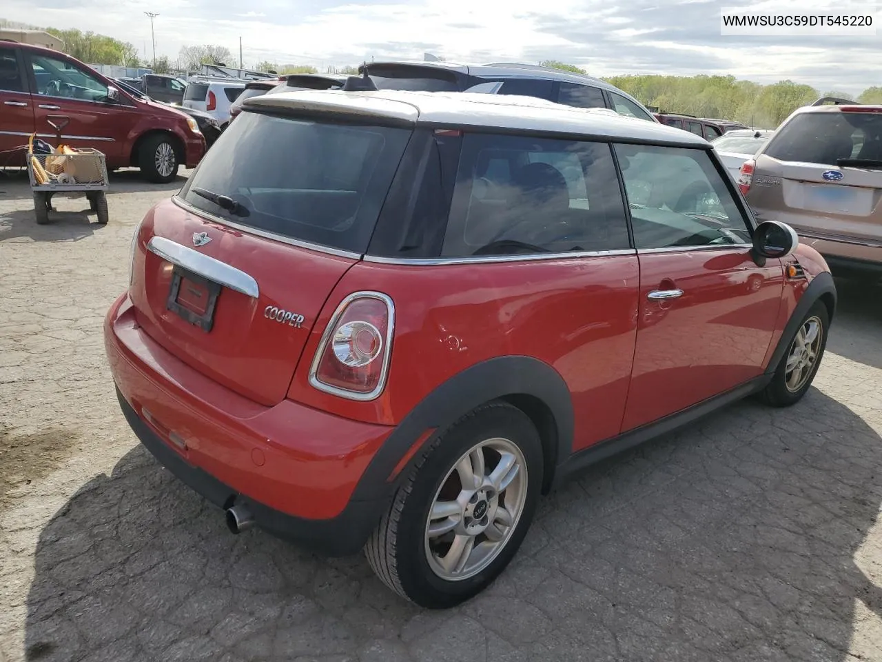 2013 Mini Cooper VIN: WMWSU3C59DT545220 Lot: 49675324