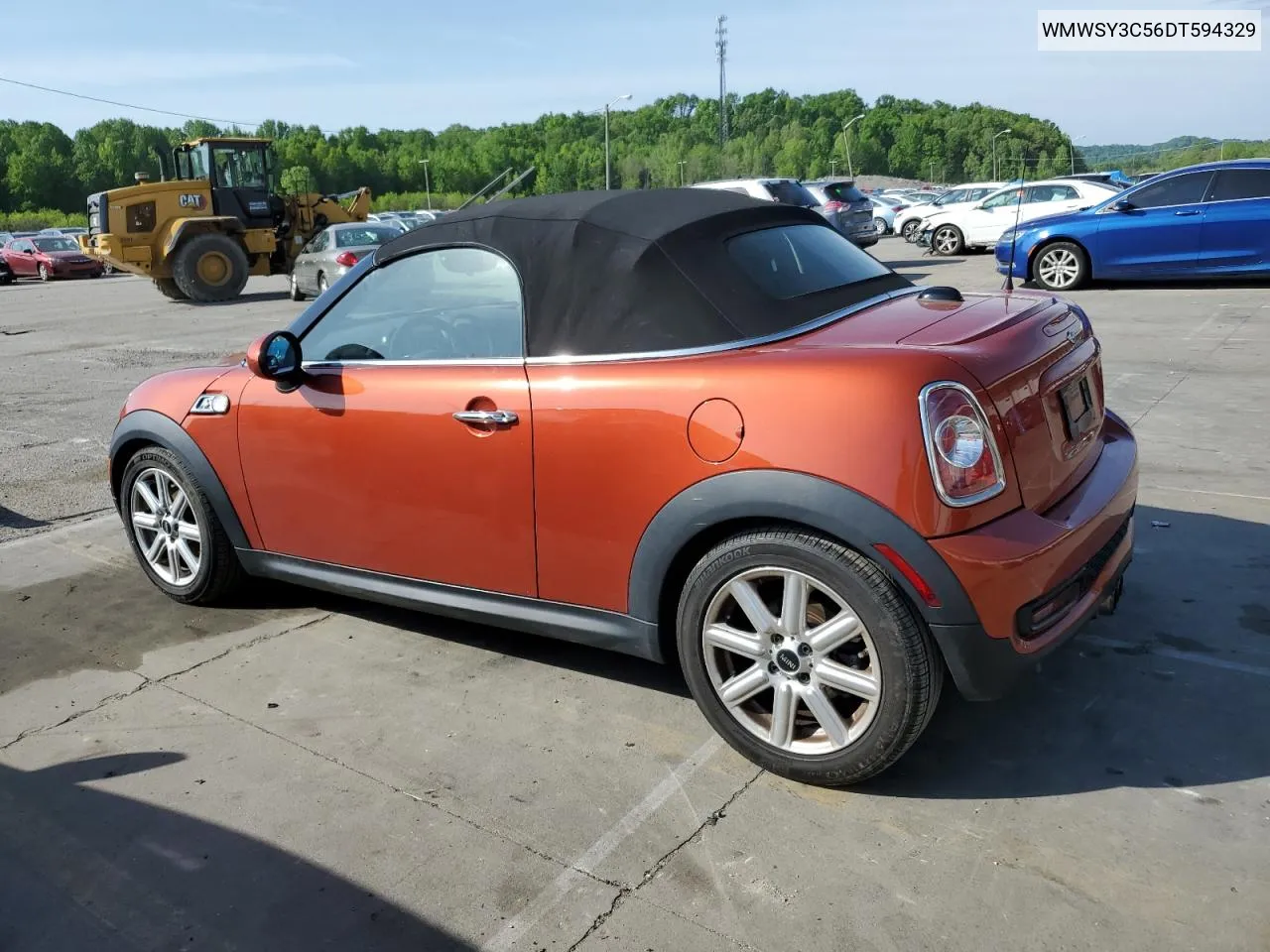 2013 Mini Cooper Roadster S VIN: WMWSY3C56DT594329 Lot: 51965664