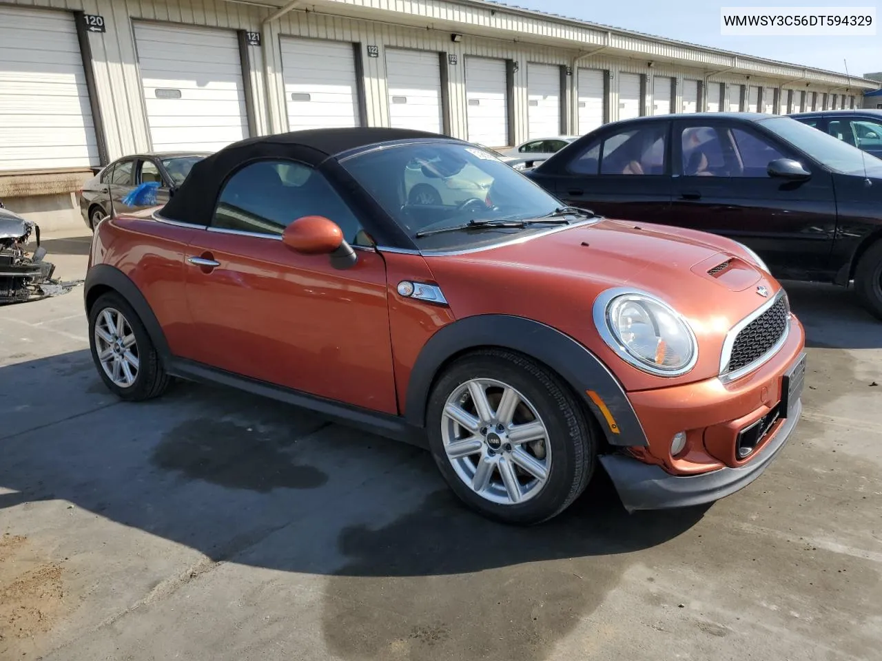 2013 Mini Cooper Roadster S VIN: WMWSY3C56DT594329 Lot: 51965664