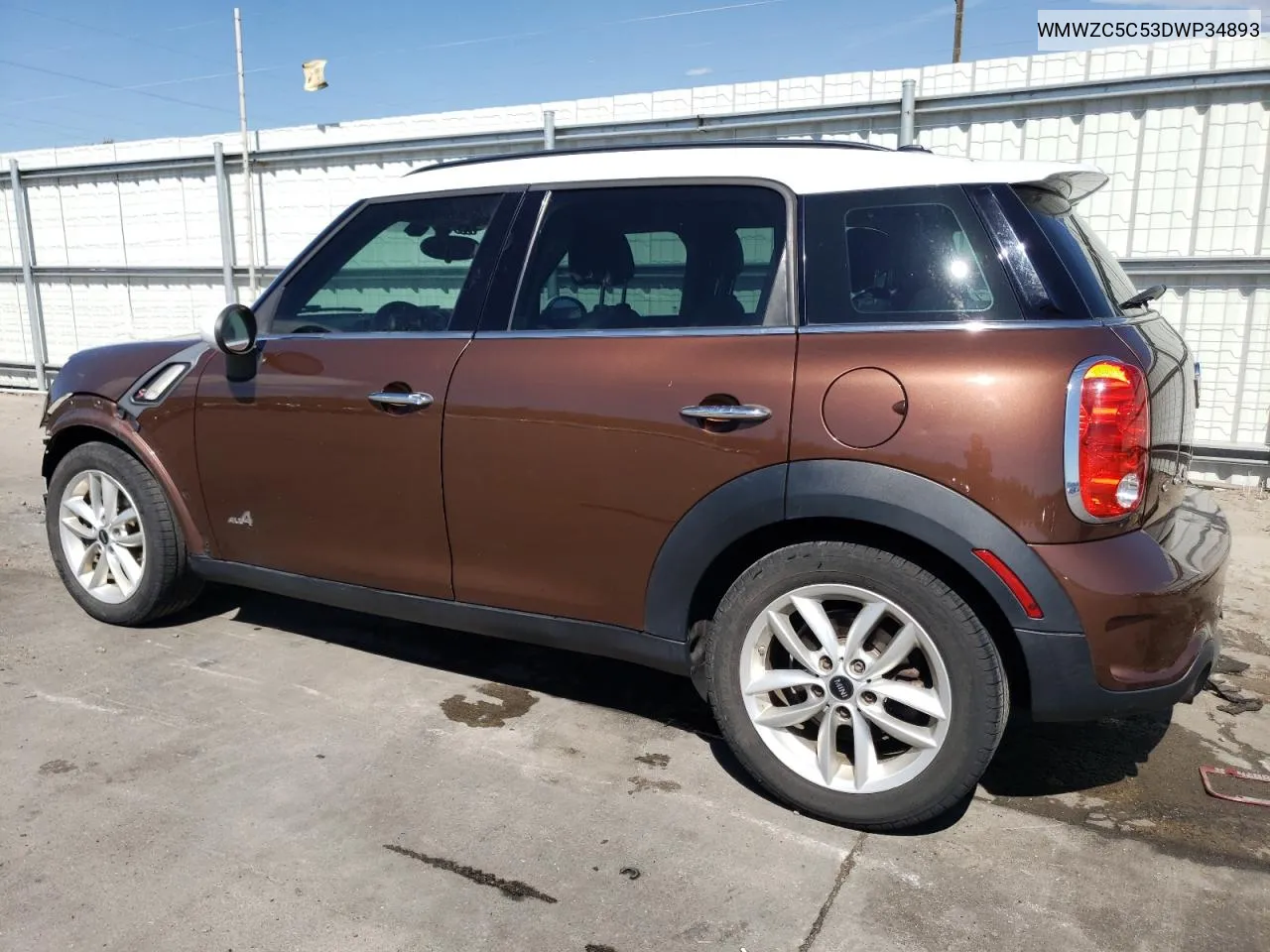 2013 Mini Cooper S Countryman VIN: WMWZC5C53DWP34893 Lot: 57156834