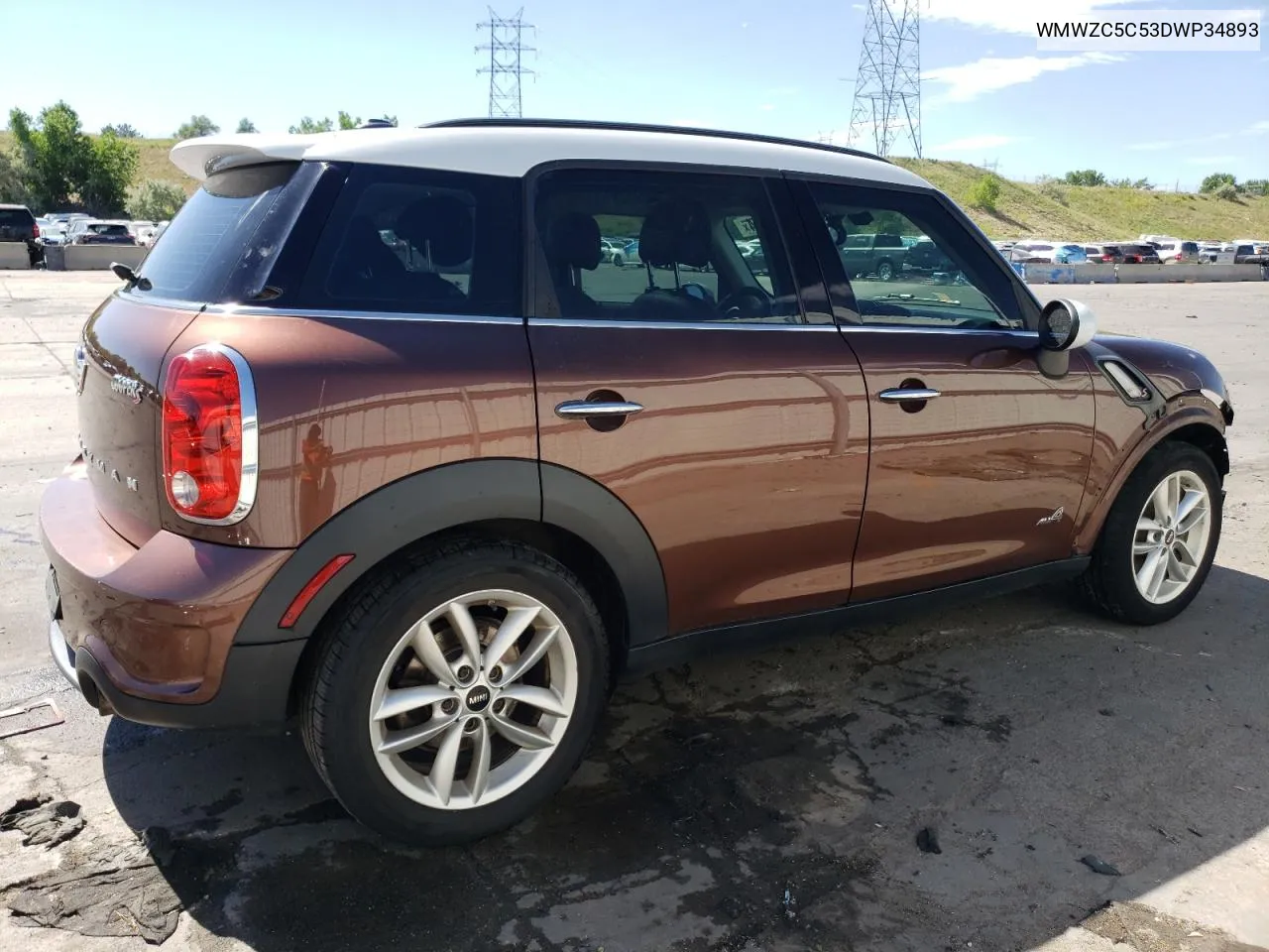 2013 Mini Cooper S Countryman VIN: WMWZC5C53DWP34893 Lot: 57156834