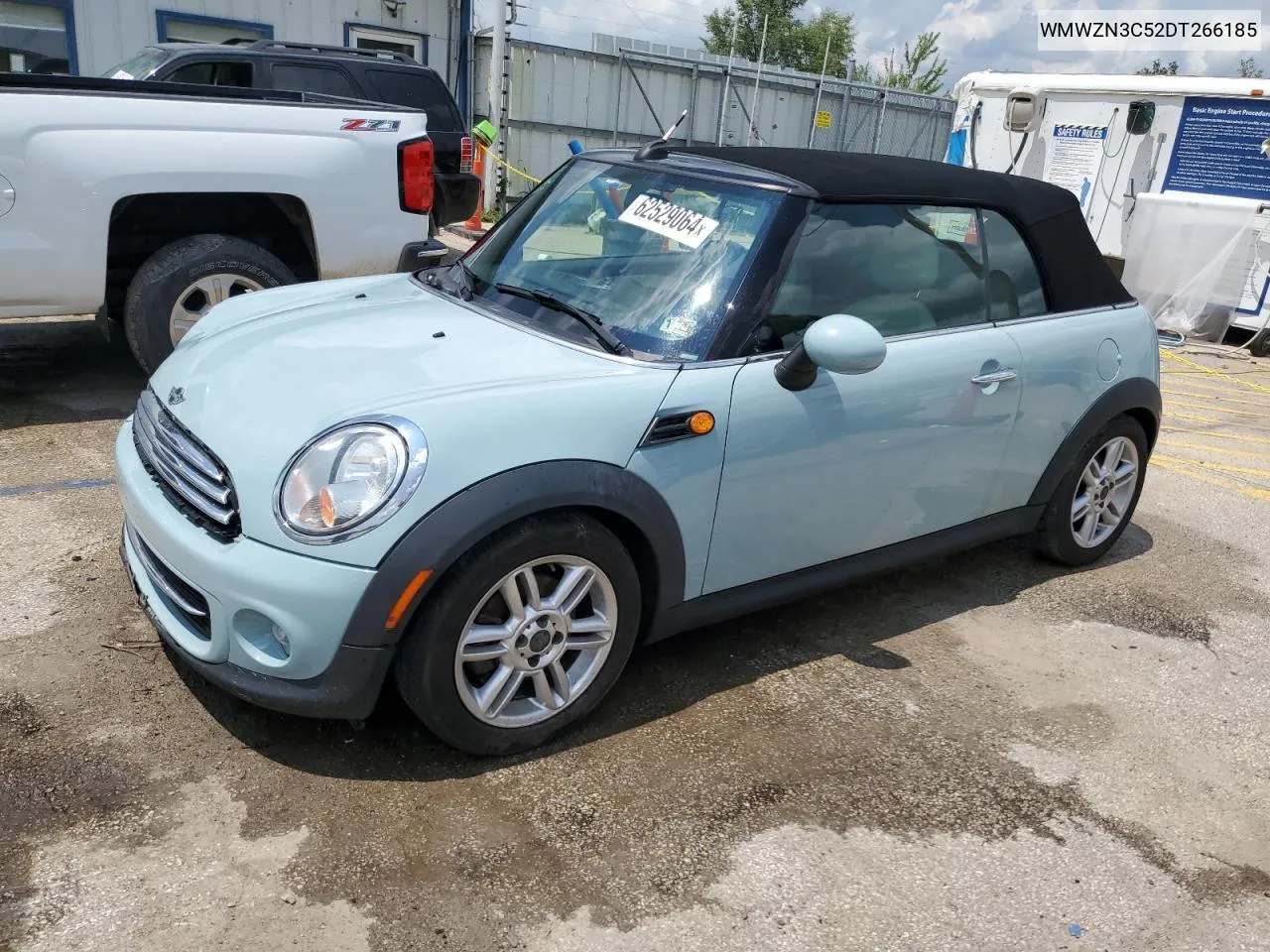 2013 Mini Cooper VIN: WMWZN3C52DT266185 Lot: 62529064