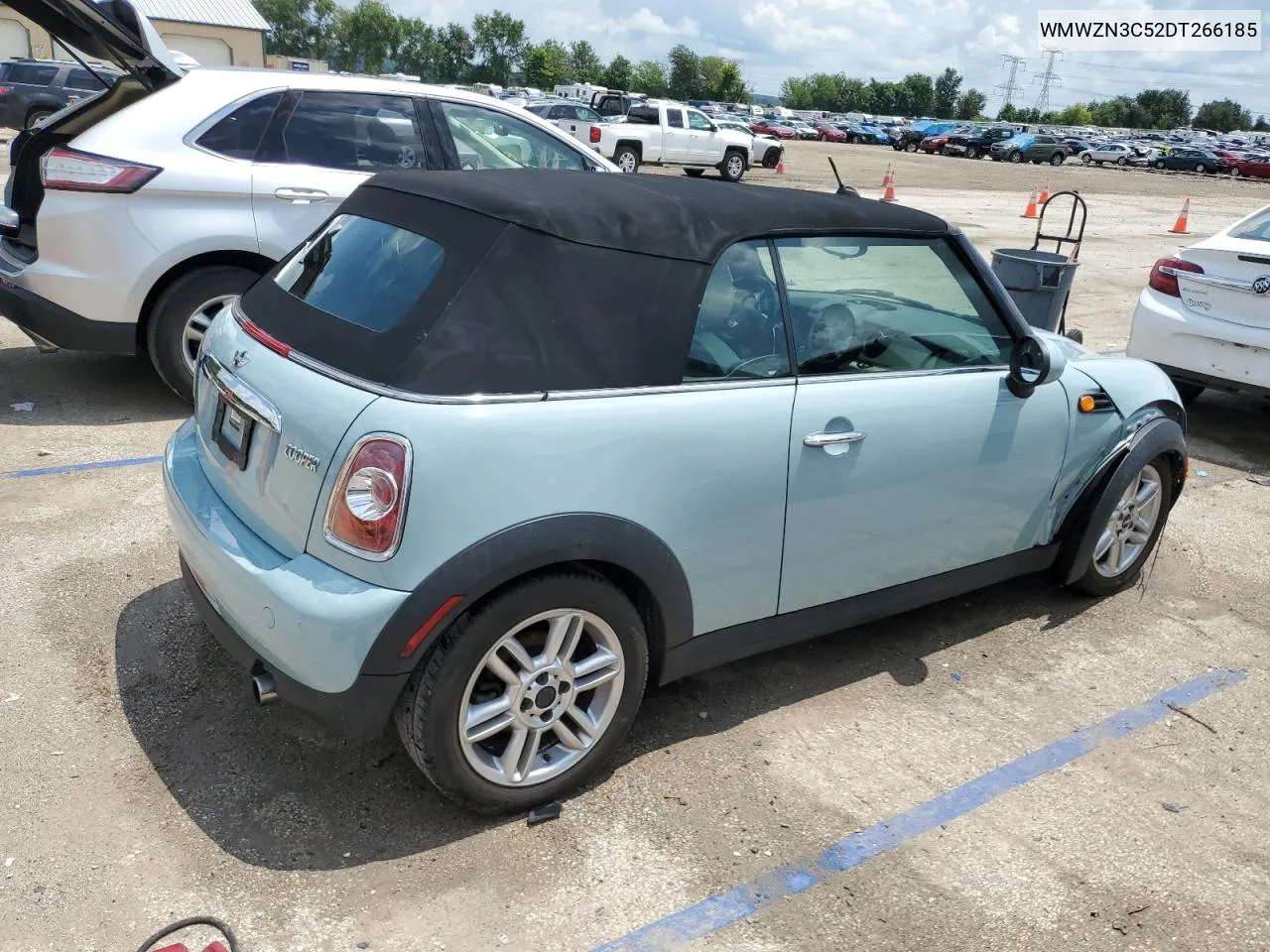 2013 Mini Cooper VIN: WMWZN3C52DT266185 Lot: 62529064