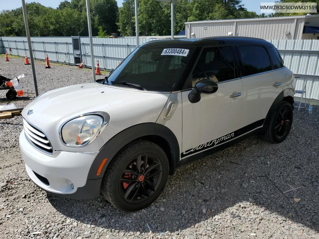 2013 Mini Cooper Countryman VIN: WMWZB3C50DWM31559 Lot: 63300484