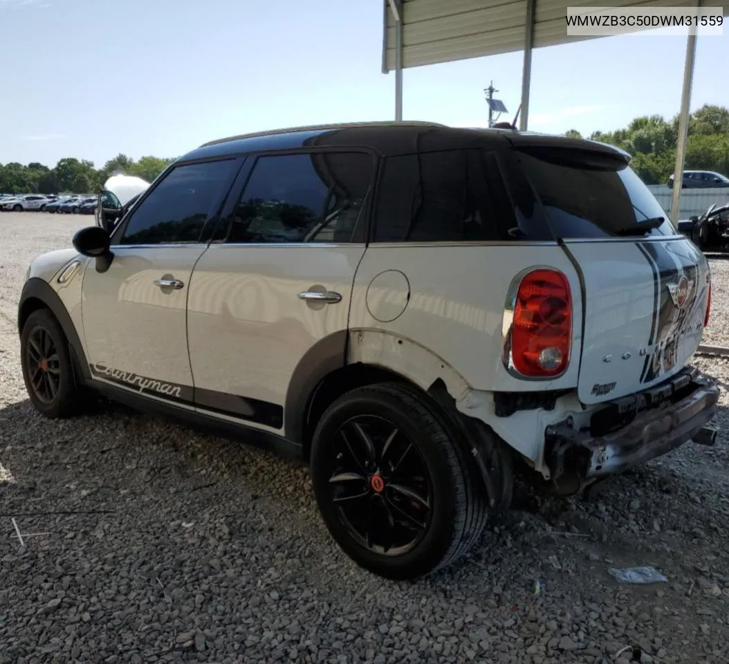 2013 Mini Cooper Countryman VIN: WMWZB3C50DWM31559 Lot: 63300484