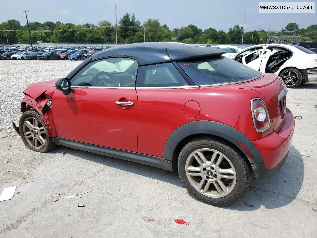 2013 Mini Cooper Coupe VIN: WMWSX1C57DT507660 Lot: 63930314