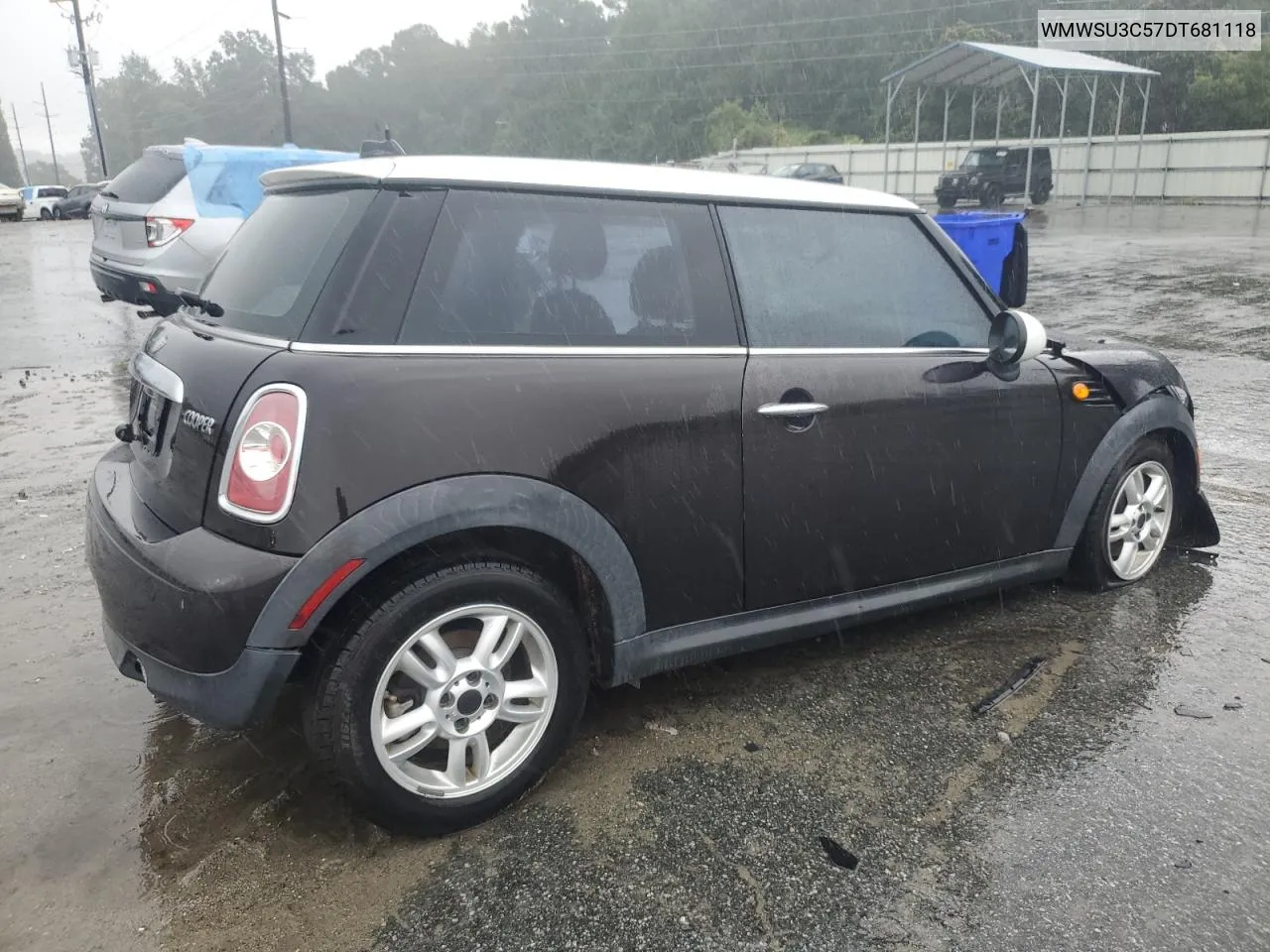 2013 Mini Cooper VIN: WMWSU3C57DT681118 Lot: 65364694