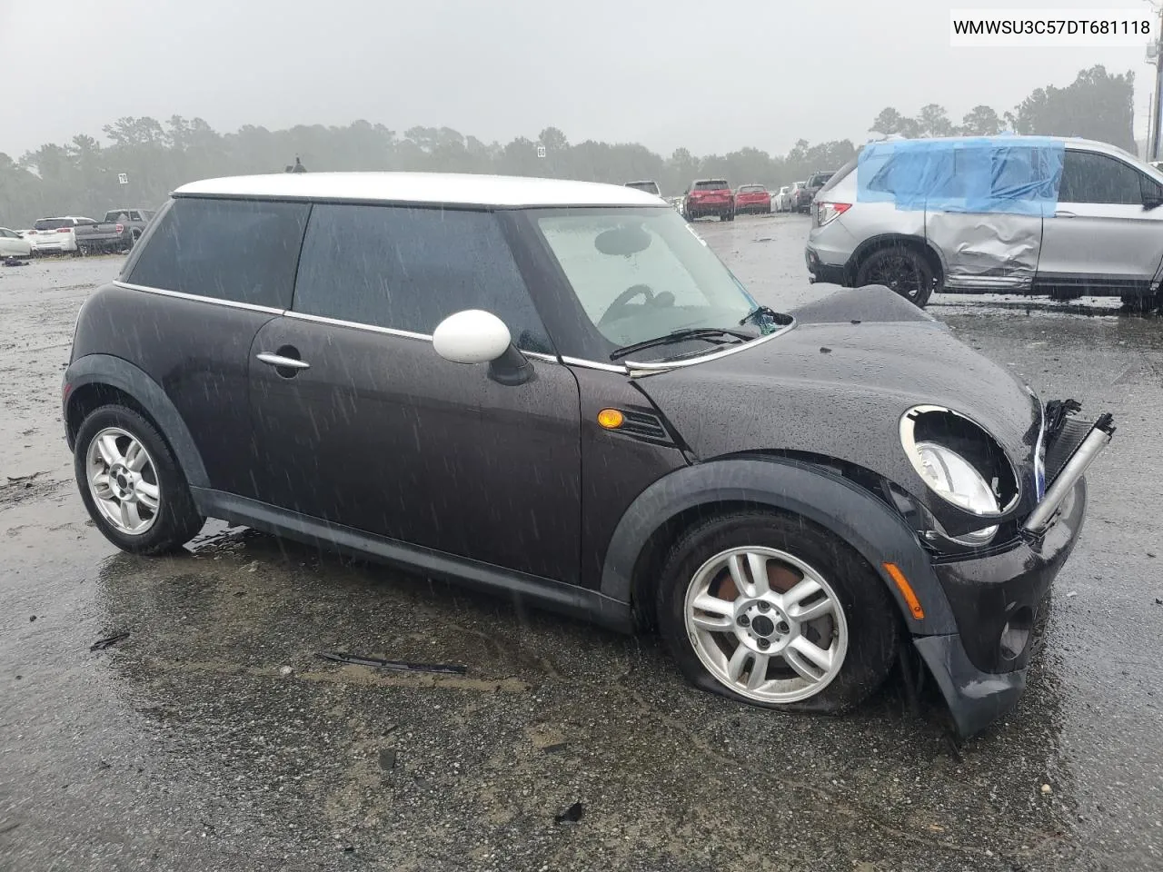 2013 Mini Cooper VIN: WMWSU3C57DT681118 Lot: 65364694