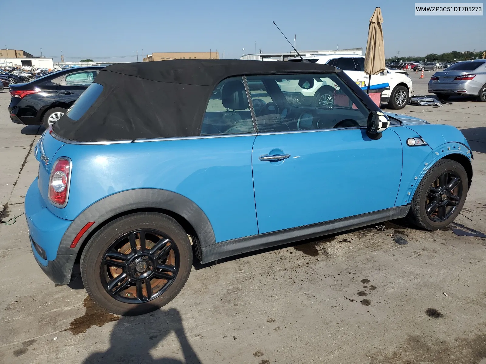 2013 Mini Cooper S VIN: WMWZP3C51DT705273 Lot: 68041274