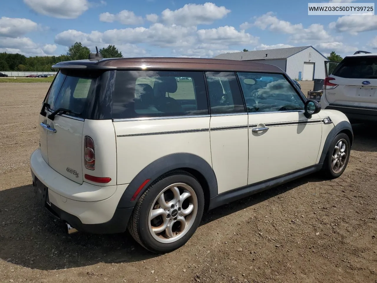 2013 Mini Cooper S Clubman VIN: WMWZG3C50DTY39725 Lot: 68167104