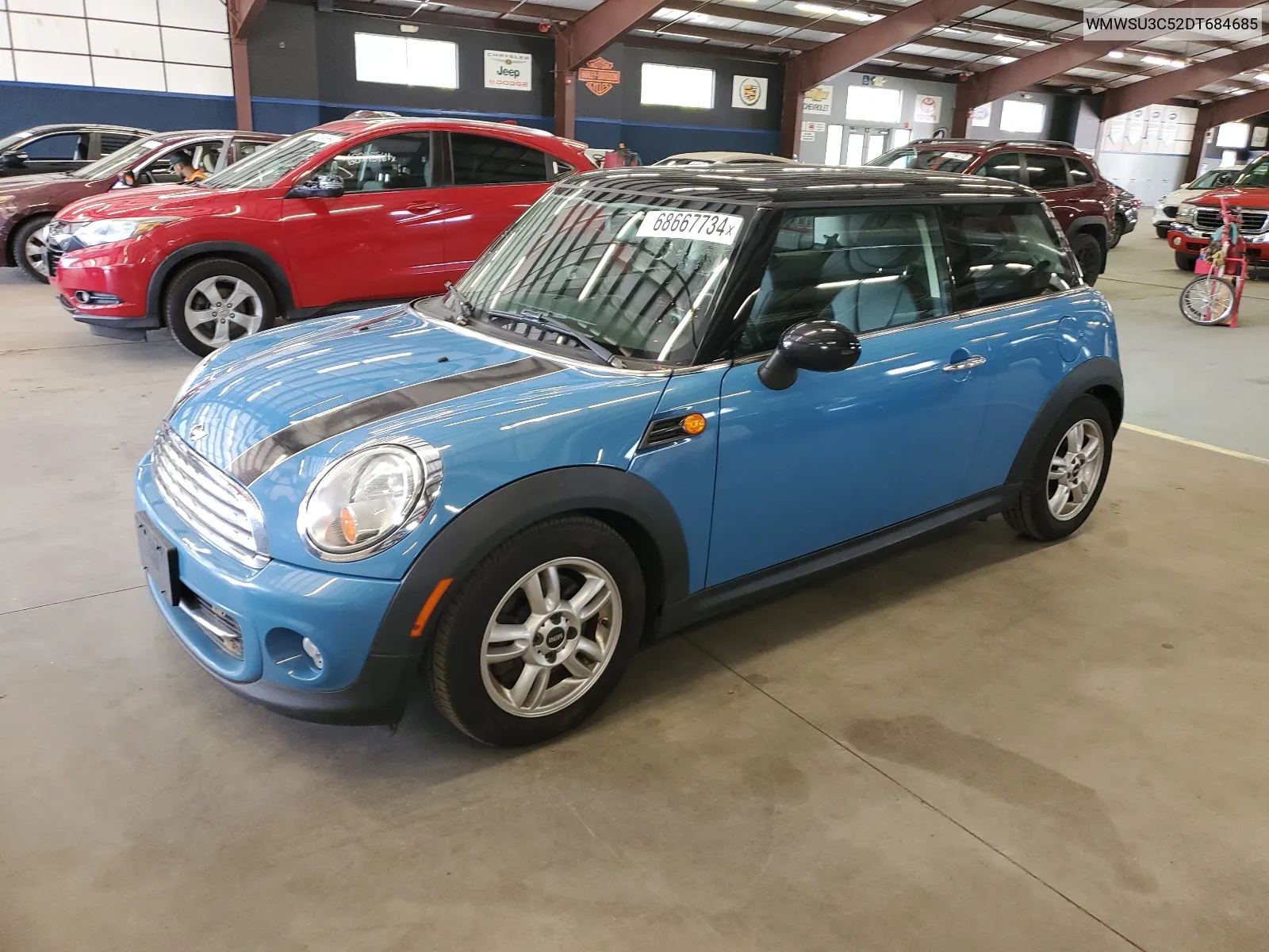 2013 Mini Cooper VIN: WMWSU3C52DT684685 Lot: 68667734