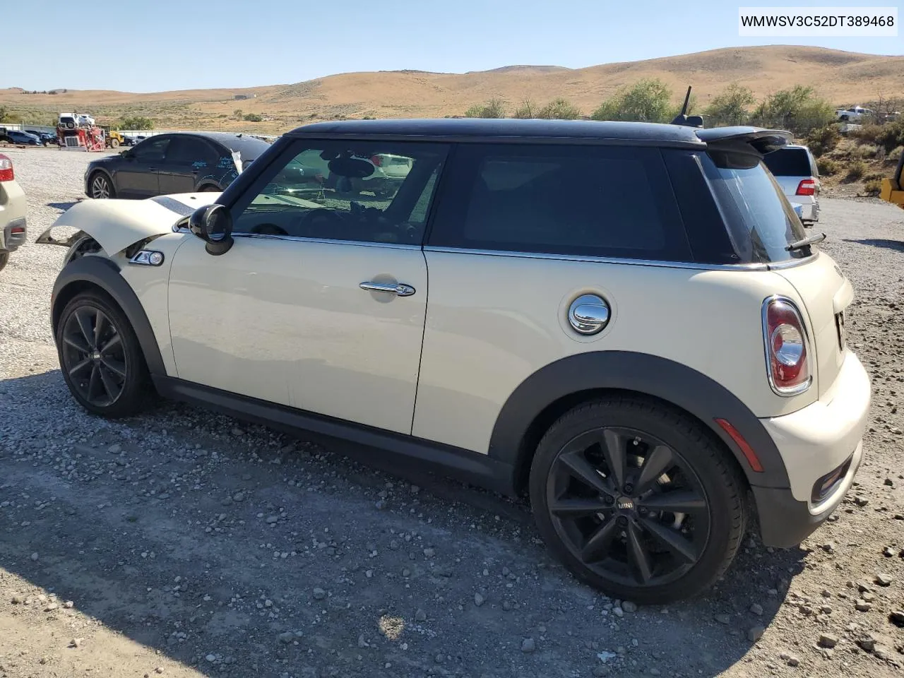 2013 Mini Cooper S VIN: WMWSV3C52DT389468 Lot: 68884274