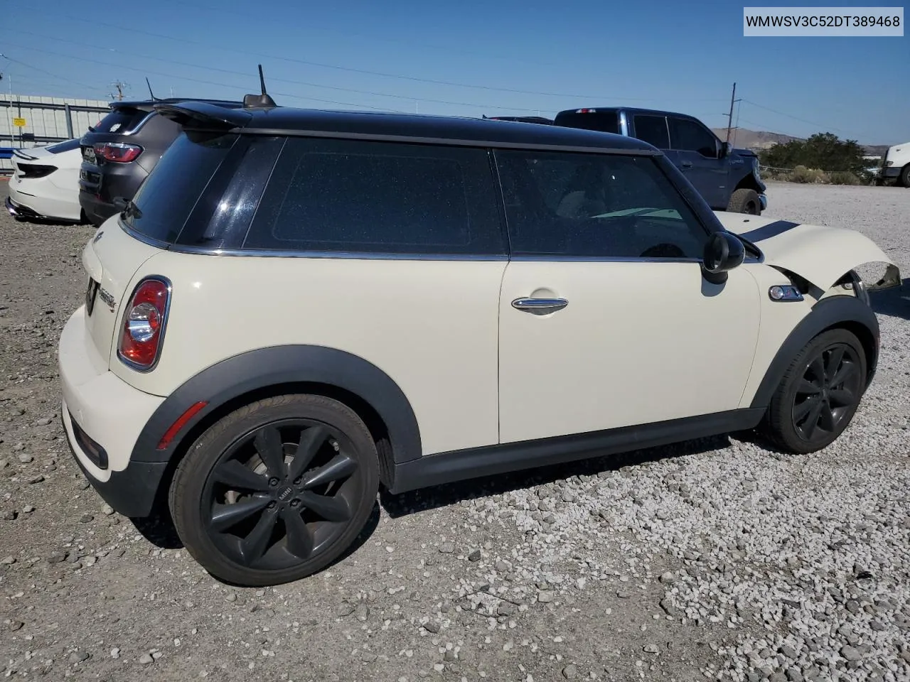 2013 Mini Cooper S VIN: WMWSV3C52DT389468 Lot: 68884274