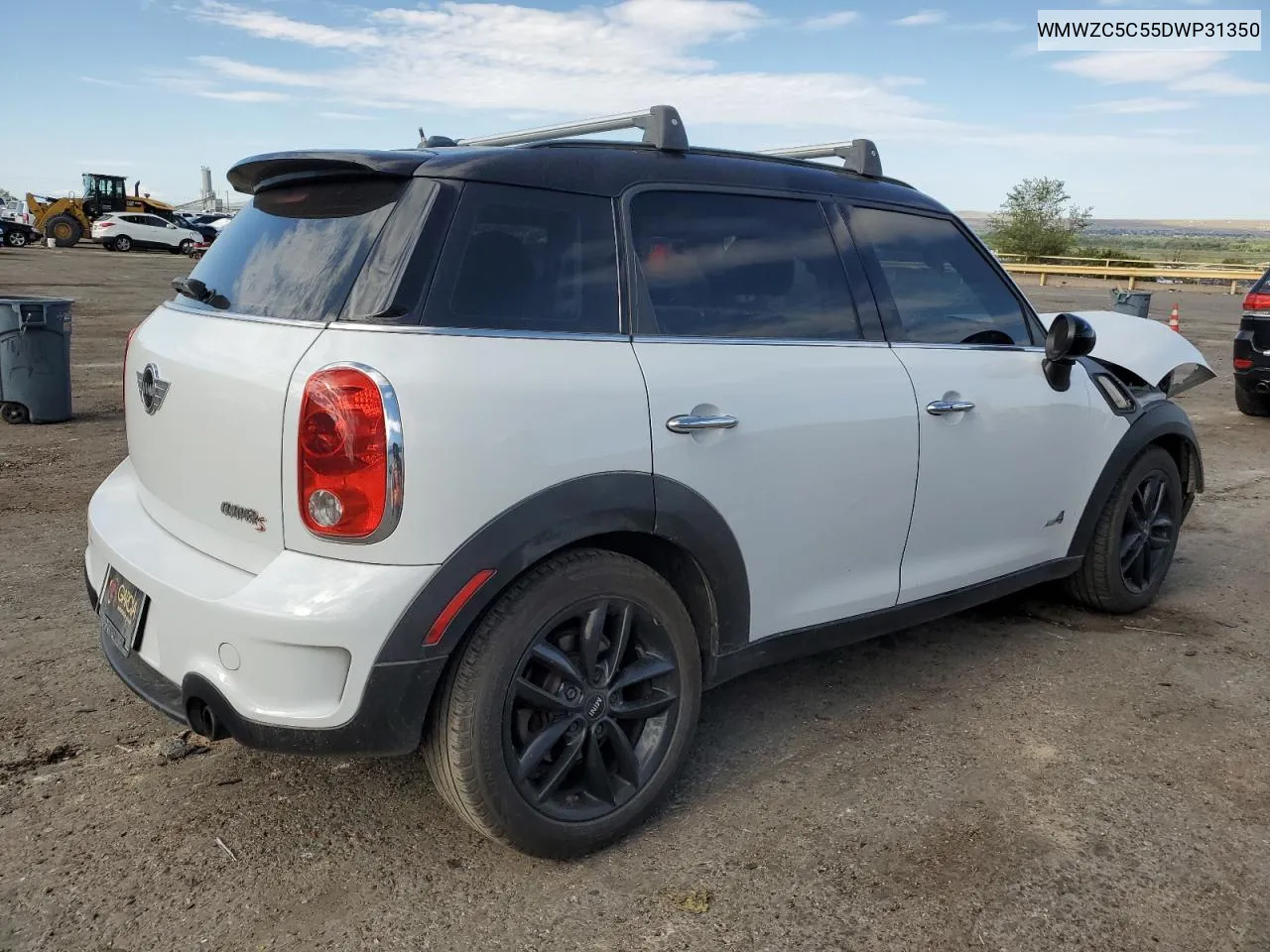 2013 Mini Cooper S Countryman VIN: WMWZC5C55DWP31350 Lot: 69334334