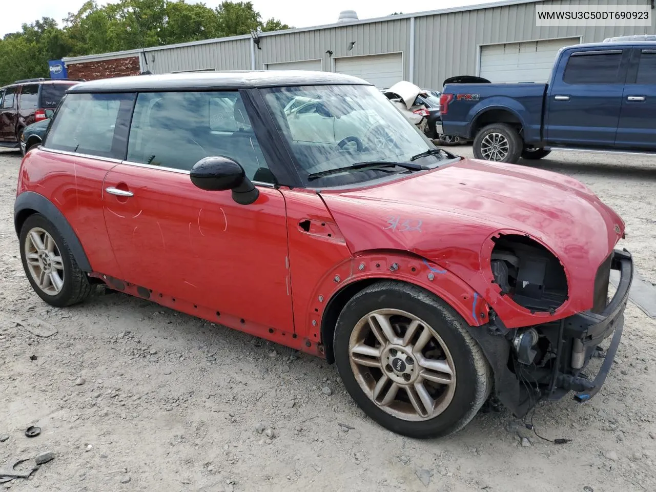 2013 Mini Cooper VIN: WMWSU3C50DT690923 Lot: 69869674