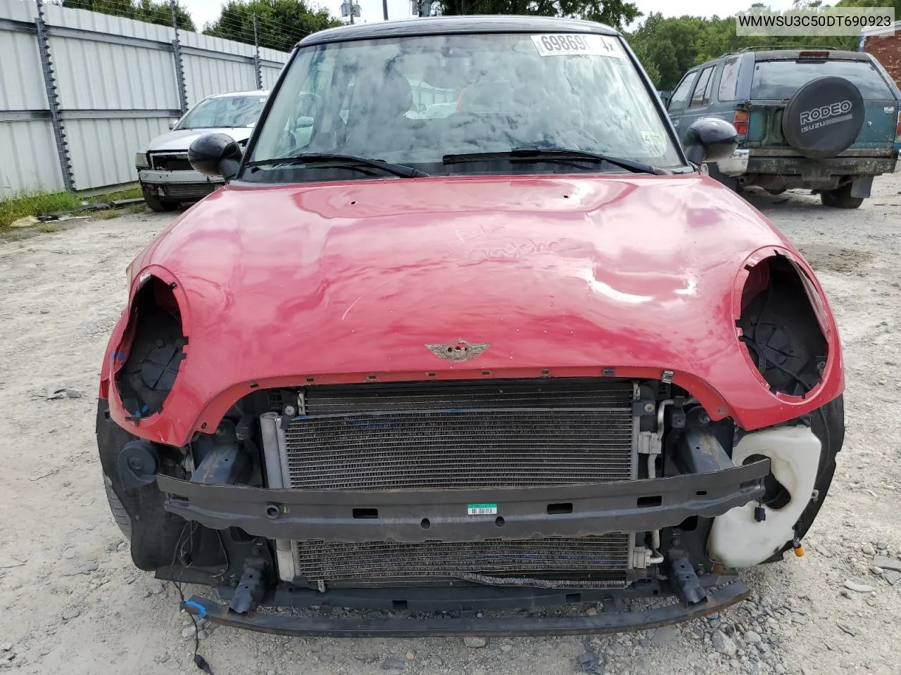 2013 Mini Cooper VIN: WMWSU3C50DT690923 Lot: 69869674