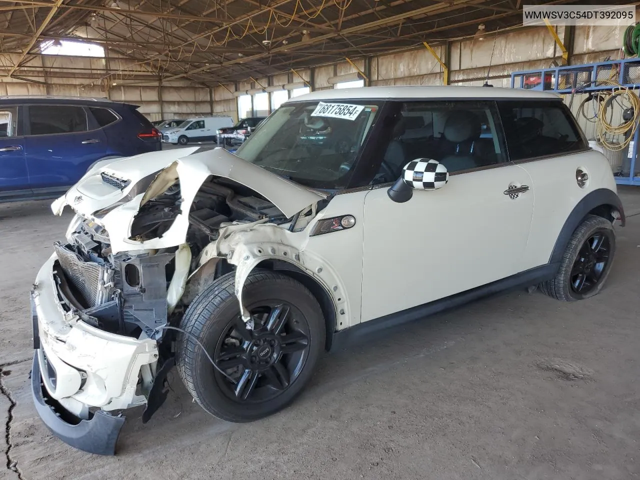 2013 Mini Cooper S VIN: WMWSV3C54DT392095 Lot: 70227804