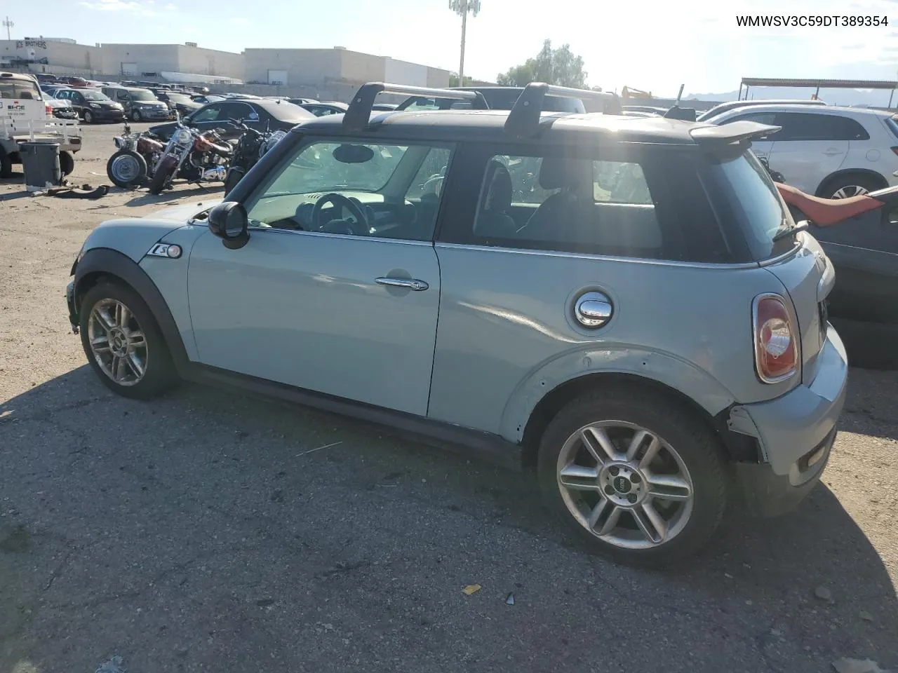 2013 Mini Cooper S VIN: WMWSV3C59DT389354 Lot: 70283164