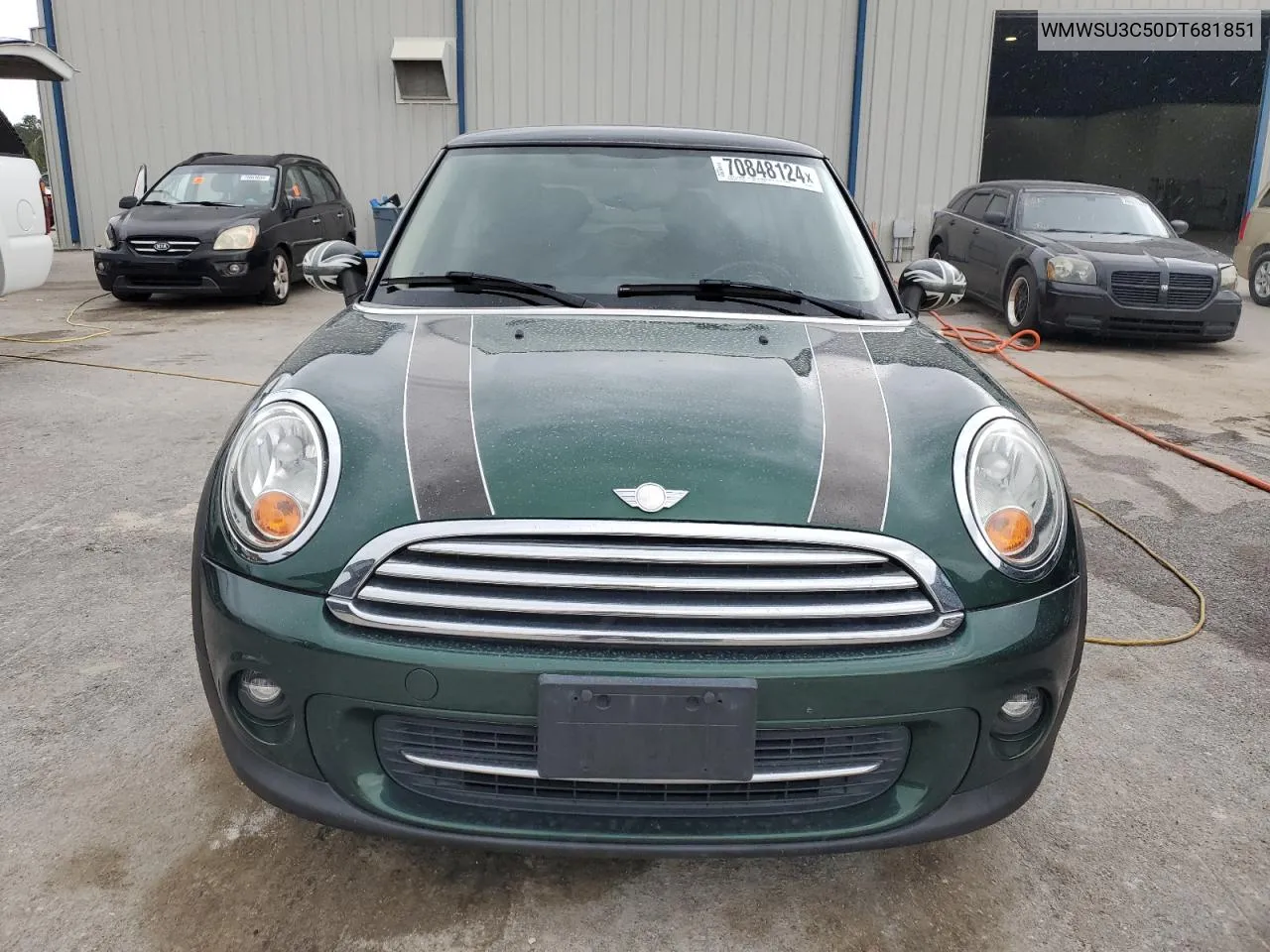 2013 Mini Cooper VIN: WMWSU3C50DT681851 Lot: 70848124