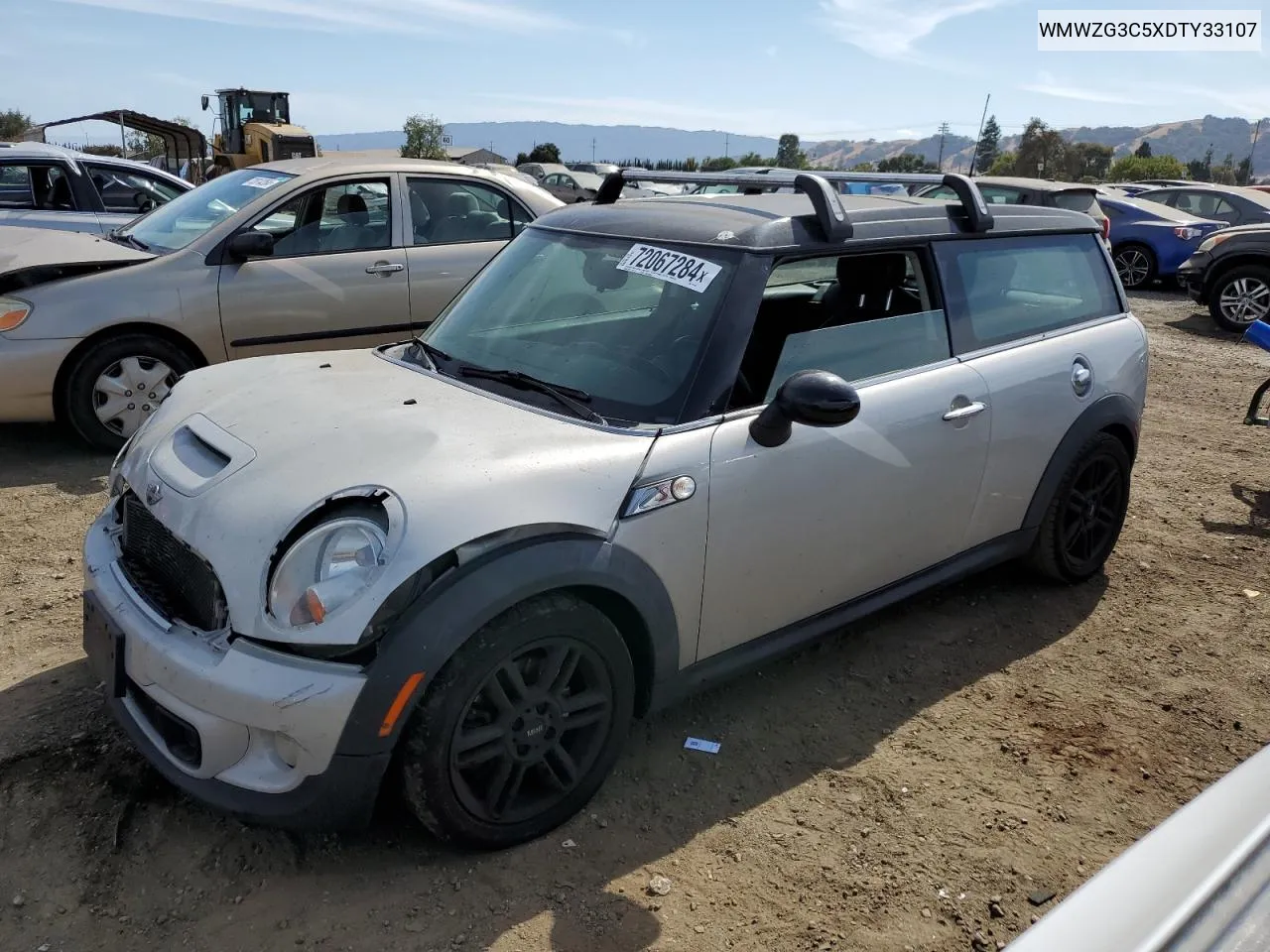 2013 Mini Cooper S Clubman VIN: WMWZG3C5XDTY33107 Lot: 72067284