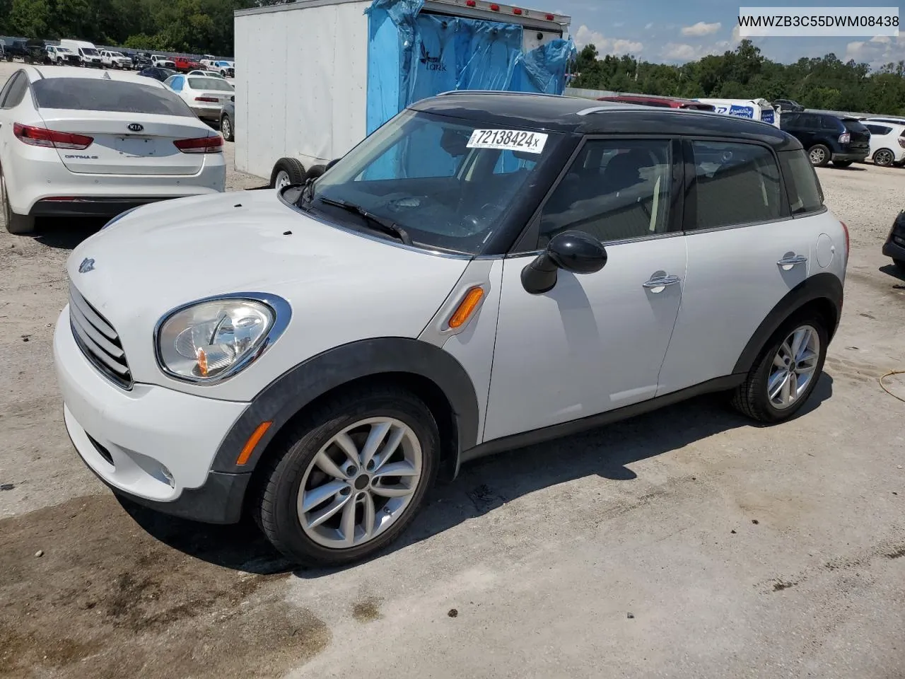 2013 Mini Cooper Countryman VIN: WMWZB3C55DWM08438 Lot: 72138424