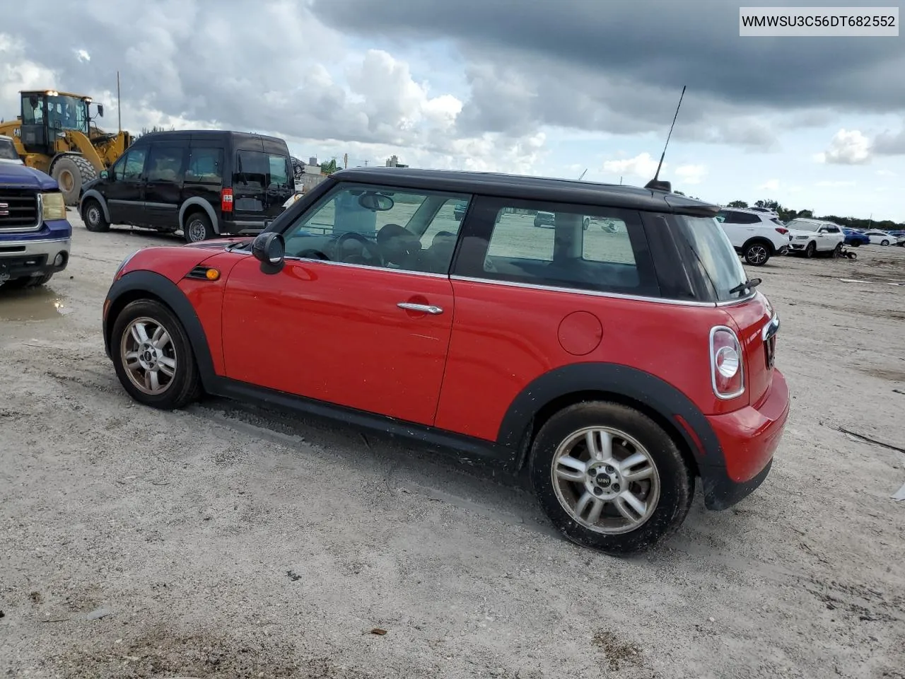 2013 Mini Cooper VIN: WMWSU3C56DT682552 Lot: 72232224