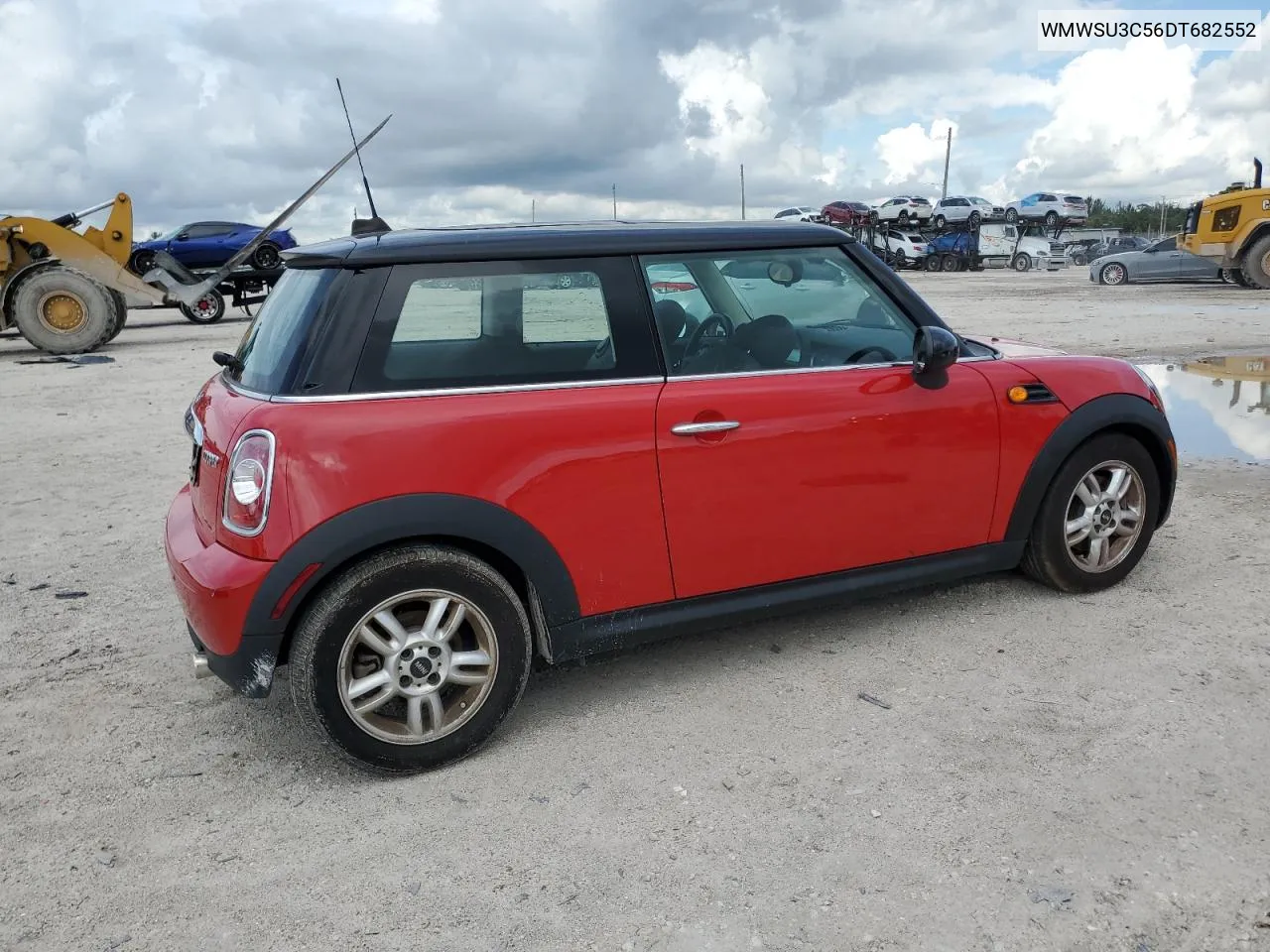 2013 Mini Cooper VIN: WMWSU3C56DT682552 Lot: 72232224