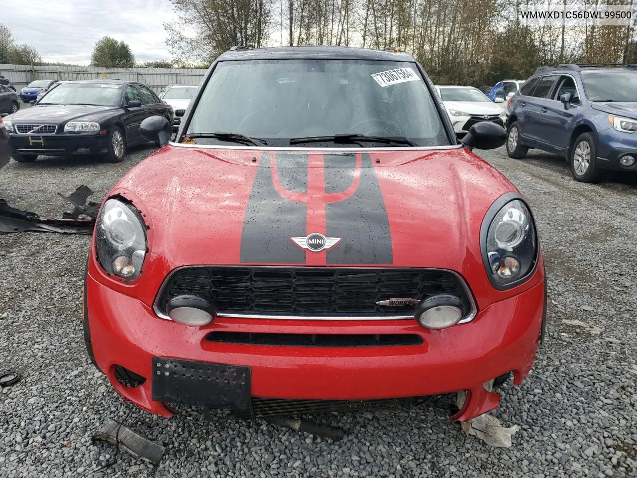 2013 Mini Cooper Countryman Jcw VIN: WMWXD1C56DWL99500 Lot: 73067584