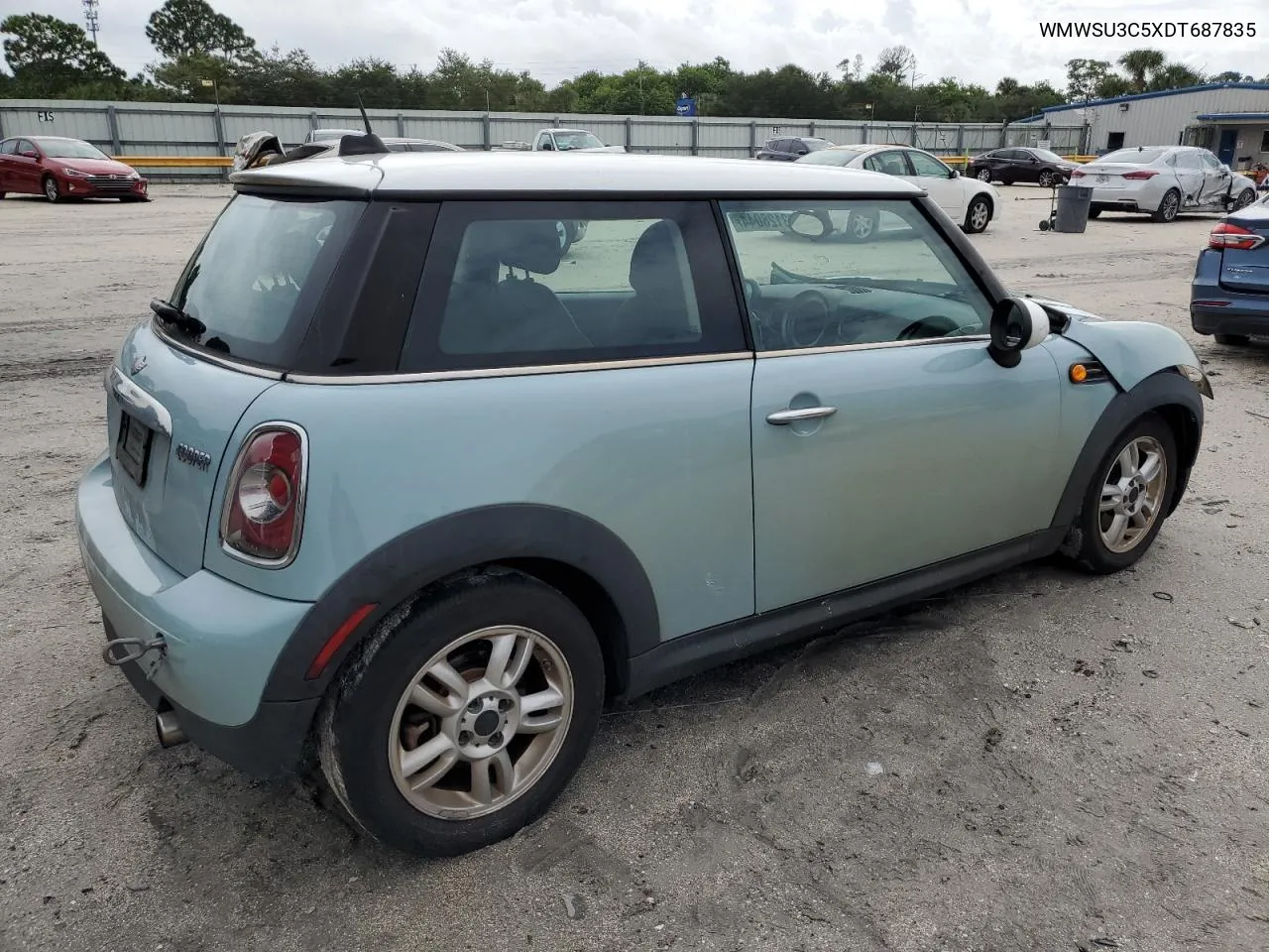 2013 Mini Cooper VIN: WMWSU3C5XDT687835 Lot: 73128044