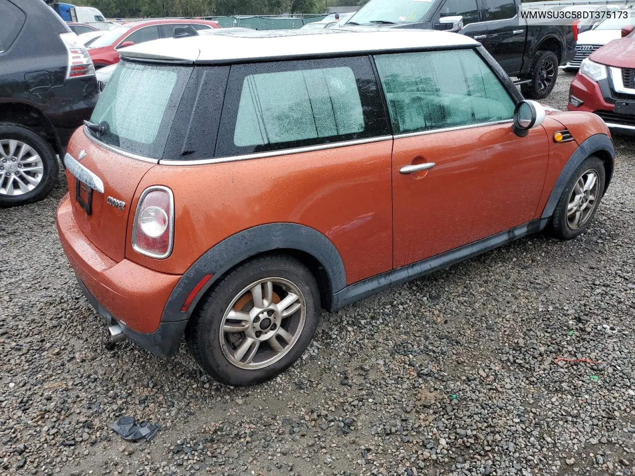 2013 Mini Cooper VIN: WMWSU3C58DT375173 Lot: 73953324