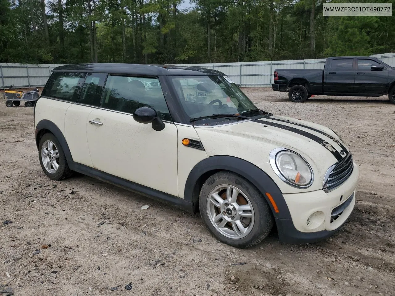 WMWZF3C51DT490772 2013 Mini Cooper Clubman