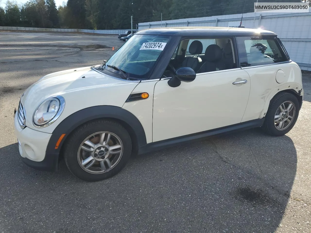 2013 Mini Cooper VIN: WMWSU3C59DT683050 Lot: 74202974