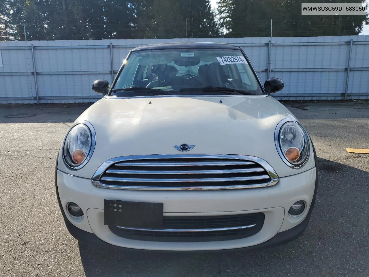 2013 Mini Cooper VIN: WMWSU3C59DT683050 Lot: 74202974